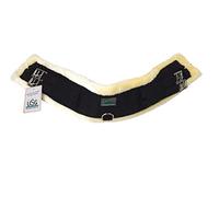 USG Nylon Short Strap with Faux Fur Padding, Black/Beige, 65 cm