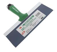 USG Sheetrock Pro 12" Drywall Taping Knife, Blue Steel w/Soft Grip Handle & Hammer End