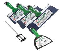 USG Sheetrock Pro Series Blue Steel Drywall Taping Knife with Matrix Style Handle + Free Mud Pan Mixer