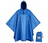 USGI Industries Military Style Poncho Multi Use Rip Stop Camouflage Rain Poncho