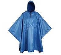 USGI Industries Military Style Poncho Multi Use Rip Stop Camouflage Rain Poncho, Arctic Blue, One size