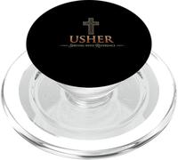 Usher Uniform Shirt for Christians Church Gift Men & Women PopSockets PopGrip for MagSafe