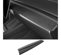 ushilife Suede Instrument Dashboard Panel Trim Cover Compatible with Tesla Model 3 2017-2023 Tesla Model Y 2019-2024, Co-Pilot Dash Board Trim Strip, Dashboard Protective Panel Styling Moulding