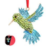 Ushinemi Hummingbird Ornaments for Christmas Tree, Hanging Hummingbird Ornament Xmas Tree Decor, Sparkles Keepsake Gifts for Mom Grandma Women Girls Sisters