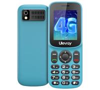 USHINING T185 | 4G SIM Free Unlocked Mobile Phone with Dual Nano SIM Slot | 1.8" LCD Screen | Bluetooth | 1000 mAh Battery | FM Radio | Basic Mobile Phone with Torch | Pay As You Go Mobile | Green