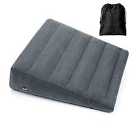 USHMA Inflatable Wedge Pillow, Portable Travel Wedge Pillow, Fast Inflation & Deflation Inflatable Wedge Pillows for Travel, Blow Up Sleeping Back Knee Bed