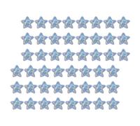 USHOBE 100pcs Blue Star Adhesive Bandages Made from Lightweight PVC Material, Breathable and Conforms to Wounds, for Teens the Elderly, for Small Wound Protection
