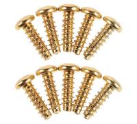 USHOBE 10pcs 10pcs Electric Trimmer Housing Screws Replacement Precision Clipper Shell Fixing Accessory with Golden Finish Secure Shell Stability for Easy Maintenance and Longevity