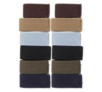 USHOBE 12pcs Strap Organizer Belt Keepers for Straps Sturdy Weaving Material with Secure Fit and Prevents Slipping for Business Apparel and Casual Outfits