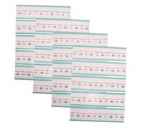 USHOBE 20pcs Math Number Line Dry Erase Cards Visualized Number Line from 100 to 100 for Addition and Subtraction Paper Math Learning Tool for Home School