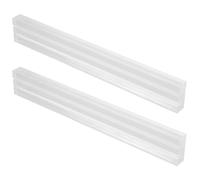 USHOBE 2pcs Acrylic Playing Card Stand with Dual Grooves Card Holder Organizer Tray Protects from Damage and Easy to Clean for Tournaments and Games