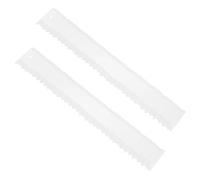 USHOBE 2pcs Acrylic Tear Edge Ruler for Paper Crafts and Drawing, Irregular Deckle Edge Ruler for DIY Designs and Custom Handmade Paper Projects, 11.34 Inches