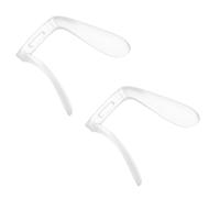 USHOBE 2pcs Saddleshaped Plastic Glasses Nose Bridge Pads for Eyeglasses and Sunglasses Replacement with Ergonomic Design and Anti-slip Function for Comfortable Wear