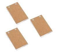 USHOBE 3 Pcs Mini Memo Pads Paper Notebooks with Removable Screws