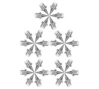 USHOBE 30pcs Steel Replacement Spikes for Track Sports Shoes with Quick Replacement System and Hard Steel Material for Synthetic Tracks and Sprinting, 3/8 Inch Shoe Spikes Minimizing