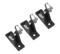 USHOBE 3pcs Stainless Steel Bimini Top Hardware Deck Hinge with Ring and Pin Mount for Marine Sunshade Canopy, Nylon Arch-shaped Design for Secure Fit and Easy Installation during Outdoor