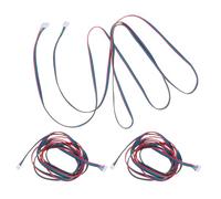 USHOBE 3pcs Stepper Motor Replacement Cable 4-pin to 6-pin Extension Wire with White Terminal for 3d Printer Extruder, Plastic Material, Precise Fit Prevents Step Loss for Daily Use