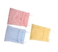 USHOBE 3pcs Sugar Glider Hanging Sleep Pouch Plush Warm PET Hammock Bed | Thick Plush Fabric with Reinforced Hanging Points, Strap-adjustable Hanging, for Cages and Winter Use