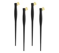 USHOBE 4pcs Calligraphy Dip Pen Nib Holders with Resin Oblique Pen Point and Removable Flange, Ergonomic Slanted Nib Handle for Calligraphy Drawing and Manga Drawing, Antislip Matte