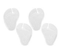 USHOBE 4pcs Gel Metatarsal Forefoot Support with Toe Guard Structure for Foot Cushioning and Pressure Relief, Cushions for Women, for Home and Outdoor Activities
