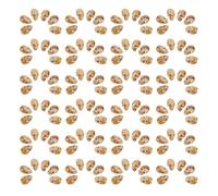 USHOBE 50pcs Ceramic Skull Beads for DIY Craft and Bracelet Making, Unique Skull Design with Large Hole, Punk Style Jewelry Spacers for Halloween Accessories