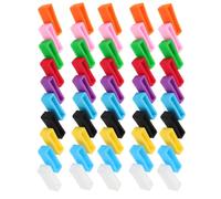 USHOBE 50pcs Silicone Watch Strap Keeper Ring Replacement Retainer | Minimalist Modern Style, Sweat Resistant Silicone, Easy Replacement, Fits Watch Strap Loops and Bands