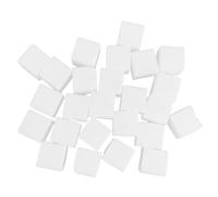 USHOBE 50pcs White Foam Square Cubes for Crafts, 1.57 Inch Polystyrene Blocks with Stable Structure and Durability, for Art Sculpture Projects and Centerpieces