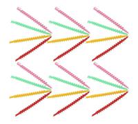 USHOBE 54pcs Heatless Spiral Perm Rods for Hair Curling Extra Large Solid Plastic Curl Rods for Women Salon Styling Bulk Professional Cold Wave Curlers for Tight Waves and Natural Curls