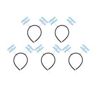 USHOBE 5pcs World Flags Headband, Patriotic Head Boppers Hair Clasp, Felt and Pp, Portable, Resists Deformation, for Fans, School and Outdoor Soccer Celebration Activities