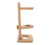 USHOBE Adjustable Bamboo Bottle Holder with Khaki Finish for Hamsters Leak-proof Design Monitor Pet's Fluid Intake Easily and Small Animals Suitable for Cages and Pet House Decoration