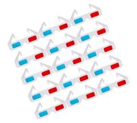 USHOBE Anaglyph Paper 3D Glasses 40pcs Red Blue Lightweight for Viewing 3D Magazines and Three-dimensional Film Portable for Holiday and Movie Night