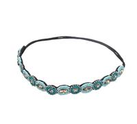 USHOBE Beaded Headbands Suitable for DIY Hairstyle and Creating Beautiful Hair Styling with Imitation Pearl and Rhinestone 6pcs Thin Elastic Hair Bands for Women for Ladies