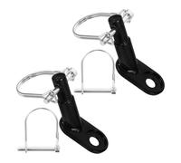 USHOBE Bike Trailer Hitch Adapter Coupler Universally Compatible with Lock Pins Iron Material and Reducing Wobble Stable Mount for Mountain Bikes for Outdoor Travel on Paved Roads