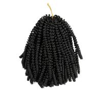 USHOBE Black Dreadlock Wig and for Women Synthetic Low-temperature Flame-retardant Yarn Hairpiece Featuring Easy Hairstyle Change Comfortable Wear Fashionable Daily Use