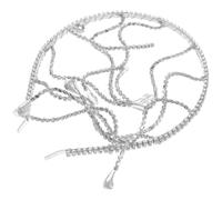 USHOBE Bridal Rhinestone Headpiece for Wedding Brides, Handmade Silver Metal Crown with Unique European Design, Suitable for Different Hairstyles and Pairs Perfectly with Wedding Dresses