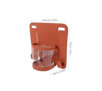 USHOBE Car Headrest Cup Organizer with Double Hanger Structure, Weather Resistant Microfiber Leather and Abs Material, Easy Installation, Backseat Storage for Travel and Daily Commutes,