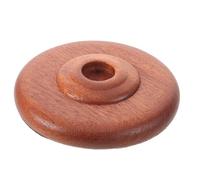 USHOBE Cello Endpin Rest Pad Wooden Cello Mat Anti-slip Brown round Wood Rubber Floor Protector and Musicians Concerts and Returning to School