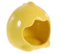USHOBE Ceramic Hamster Nest Pet Bed for Small Animals and Guinea Pigs Portable and Safe Little Shaped Cooling Pet Nest Suitable for Table or Other Places in Summer