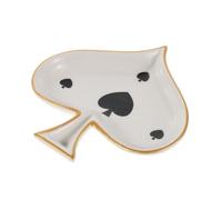 USHOBE Ceramic Heart Shaped Jewellery Tray Dish for Rings and Earrings