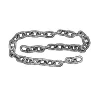 USHOBE Chunky Pvc Dog Chain with Highly Realistic Appearance and Resistant to Breaking Features, Silver Fake Chain for Dog Collar, for Outdoor Use and Halloween Stage Performances