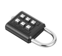USHOBE Combination Lock 6 Digit Code Padlock for Suitcase and Sheds Easy to Carry and Anti Theft Outdoor Heavy Duty Number Lock for Gym Lockers and Travel Bags Random Color