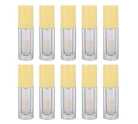 USHOBE Empty Lip Gloss Tubes Refillable Bottles with Brush Head inside 10pcs 6ml Leak-proof Abs Material for DIY Lip Gloss and Short-term Trip Use
