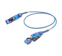 USHOBE Fencing Epee Cord Cable with Fast Connect Design and Universal Compatibility, Pvc and Copper Wire Material, Blue Body Wire for Training and Competition Use