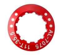 USHOBE Flywheel Red Ring Cover for Locking Mountain Road Bikes | Aluminum Alloy Build, High Strength Replacement for Old or Broken Parts, Tight Bonding, High Gear Density