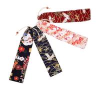 USHOBE Folding Hand Fan Pouches Convenient Drawstring Bags 4pcs Made of Sturdy Cloth Material Japanese Style Vintage Design, Not Easy for Handheld Fans, Suitable for Everyday Use