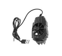 USHOBE G6 Smartphone Cooling Fan Clip for Cell Phones, ABS Black | Dc 5v 1a-2a Input, 4.5 to 7.5 Inch Phones, to 5000 Revolutions Per Minute, 10 Hour Use