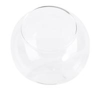 USHOBE Glass PET Nest for Hamsters, Summer Cooling Hut for Small Animals and Hedgehogs, Transparent House, Easy to Wash, 1Pc