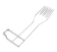 USHOBE Gloves Drying Rack Iron Foldable Multi-Functional Holder for Kitchen Sink Storage in Silver Color