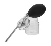 USHOBE Hair Building Fiber Spray Applicator with Precise Fiber Application and Hairline Comb, Silicone and Glass Material, Designed for Hair Thickening on Front Hairline