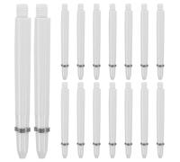 USHOBE Long Dart Stems 50 Pcs Nylon Shafts with 2BA Thread and Rings, Stylish Accessories Reducing Hand Fatigue for Enthusiasts and Casual Players